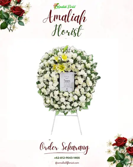 Krans Bunga Duka Garden Wedding Tangerang